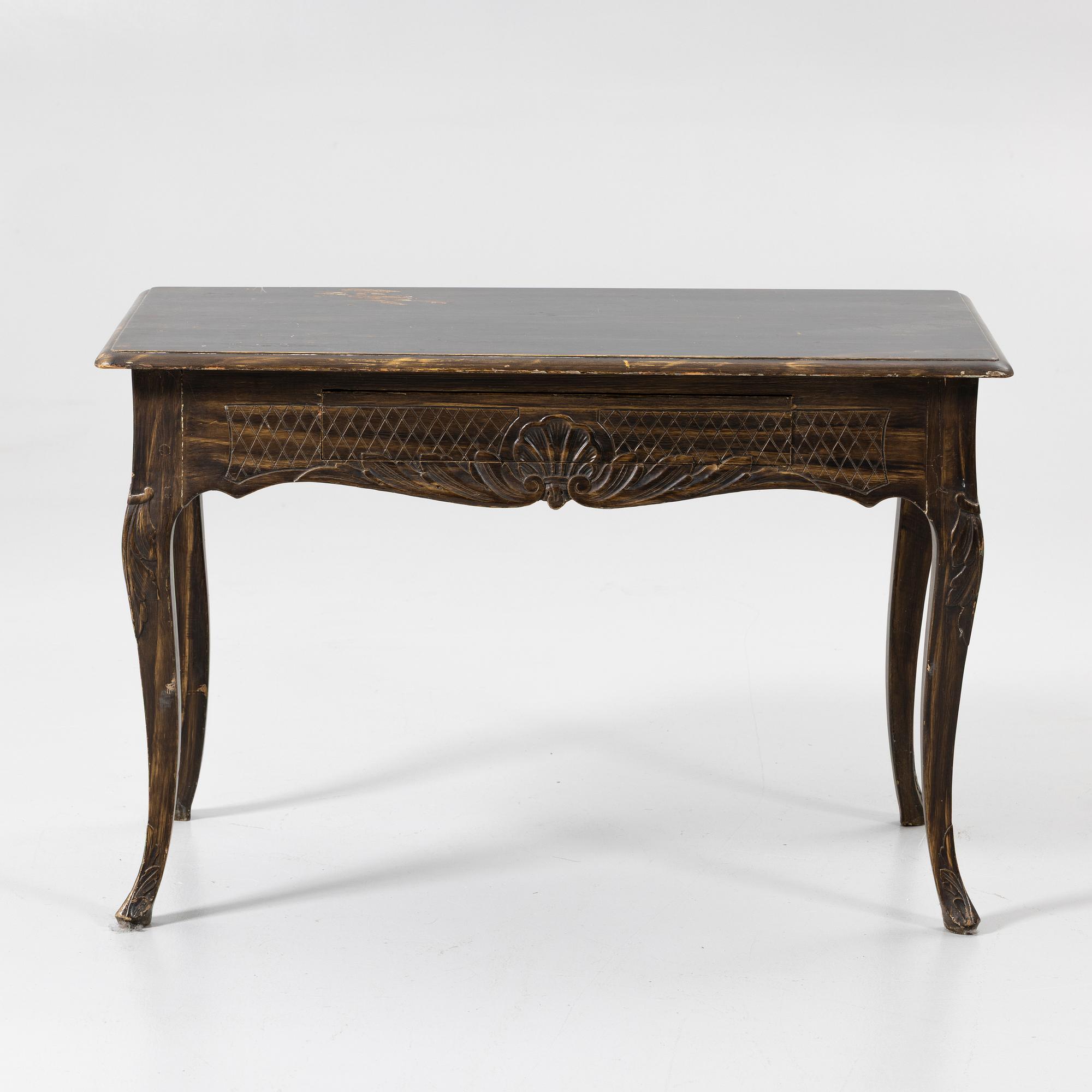 Table, Rococo style, 20th century.