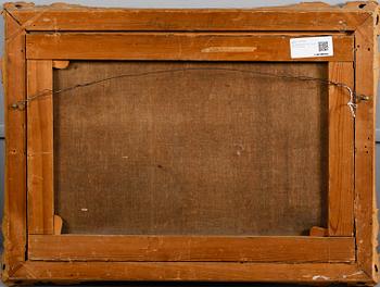 OKÄND KONSTNÄR, olja på duk, osignerad.