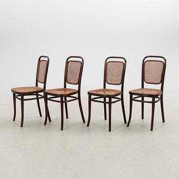 Chairs, 4 pcs, Thonet, early 20th century.