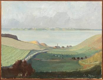 Evert Färhm, oil on canvas, signed.