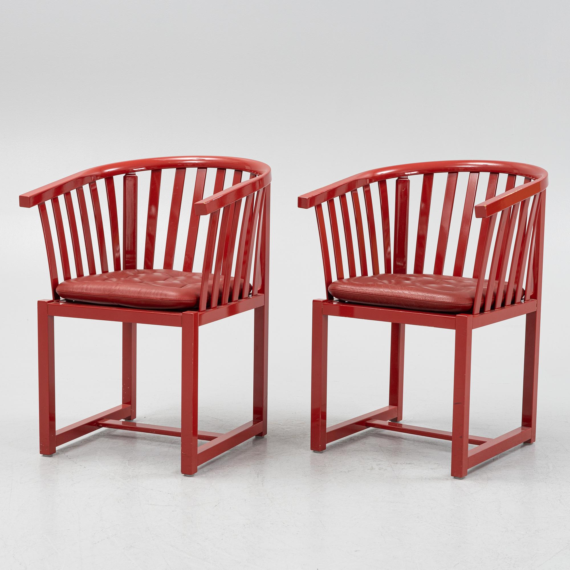 Åke Axelsson, karmstolar, 6 st "Vaxholmaren", Gärsnäs.