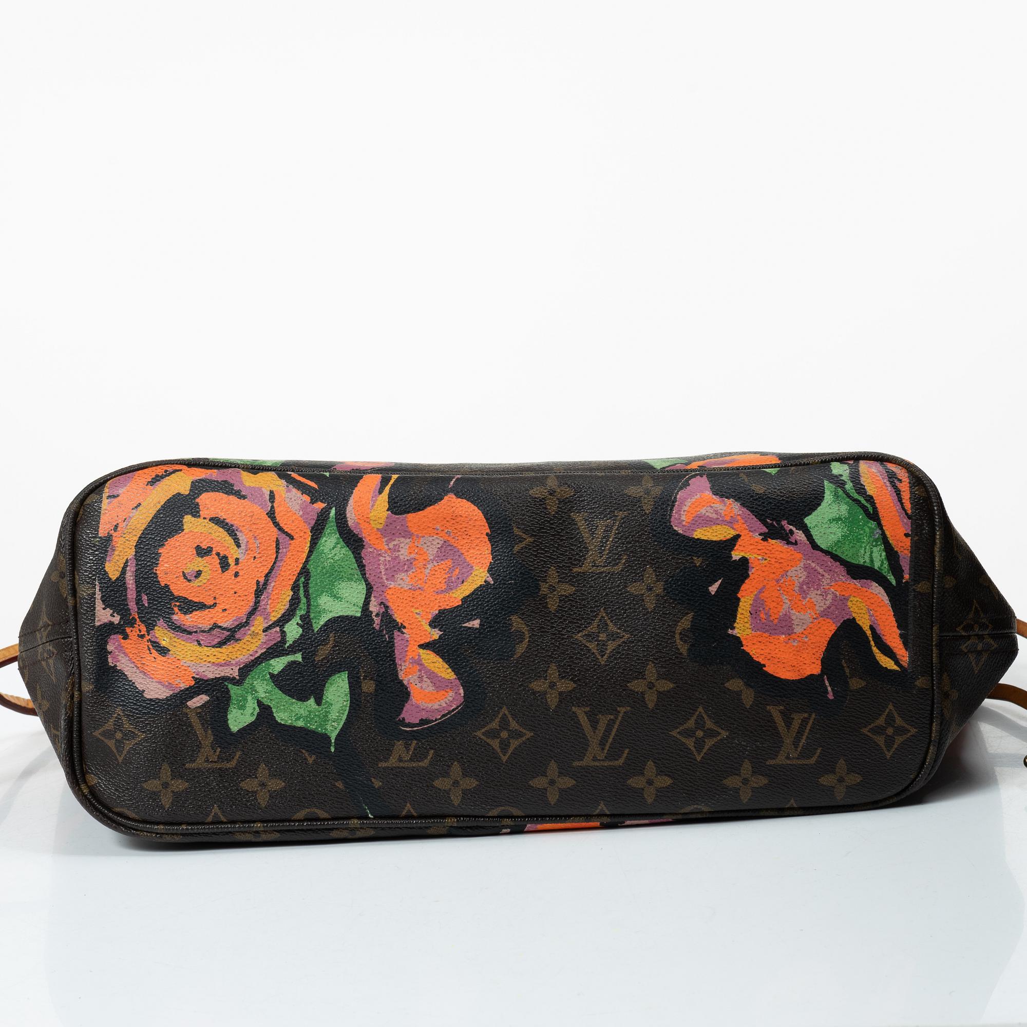 Stephen Sprouse for Louis Vuitton, 'Neverfull Roses' bag, 2009.