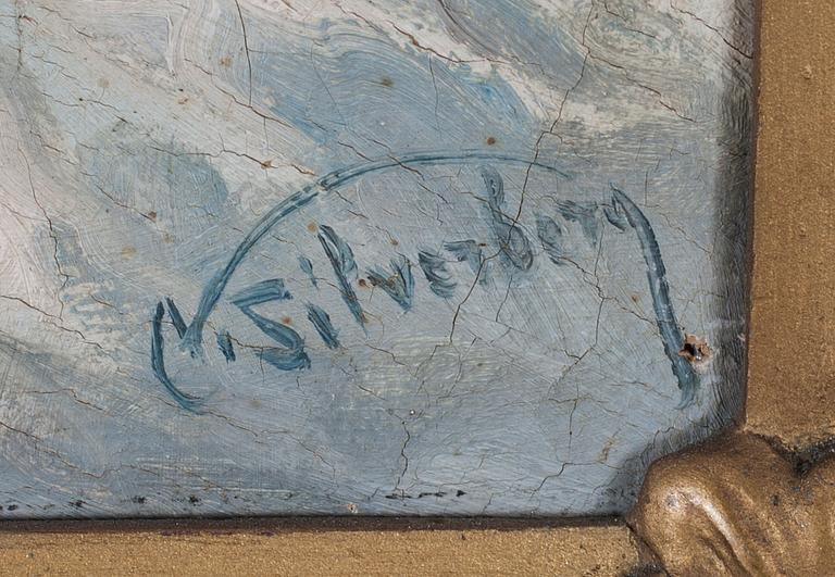 NIKOLAI SILFVERBERG (JAKOLEFF), olja på duk, signerad.