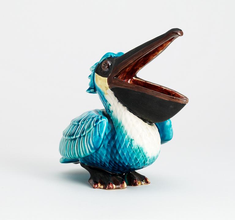 A Gunnar Nylund stoneware figure of a pelican, Rörstrand.