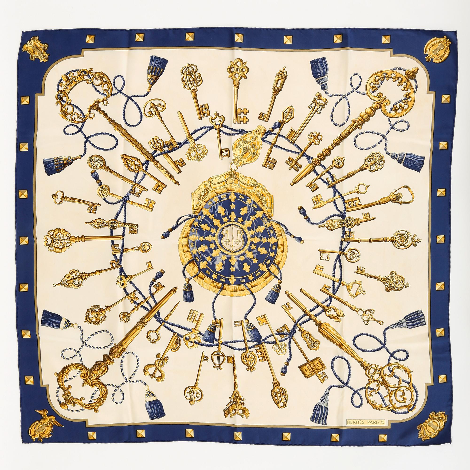 SCARF, "Les Clèfs", Hermès.