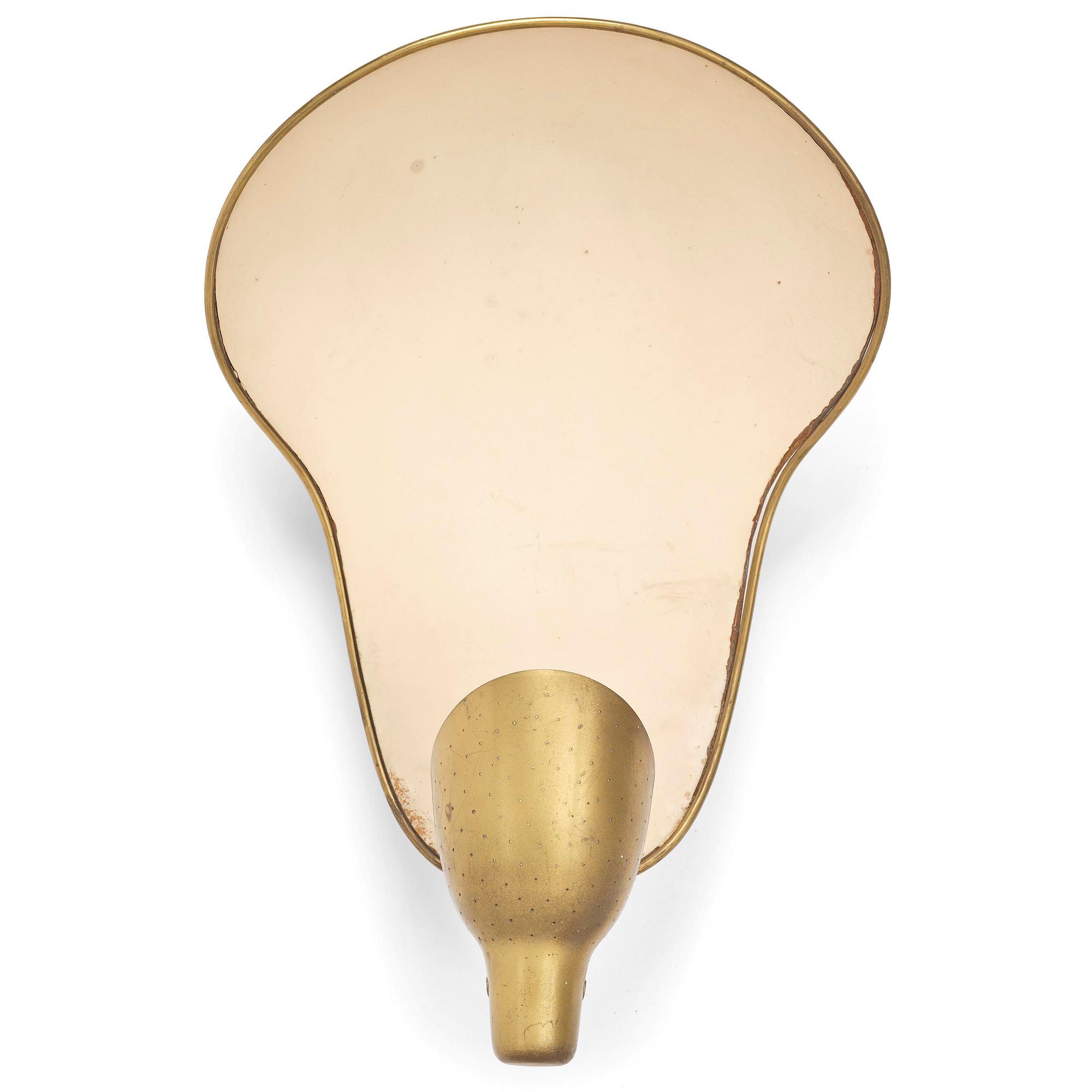 Carl-Axel Acking, a wall lamp model "5017", Bröderna Malmströms Metallvarufabrik, Malmö, 1940s.