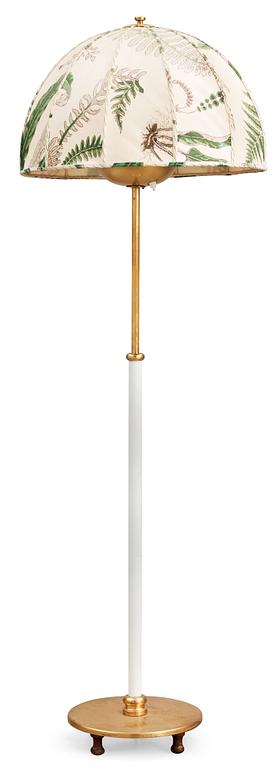 A Josef Frank brass floor lamp, Svenskt Tenn.