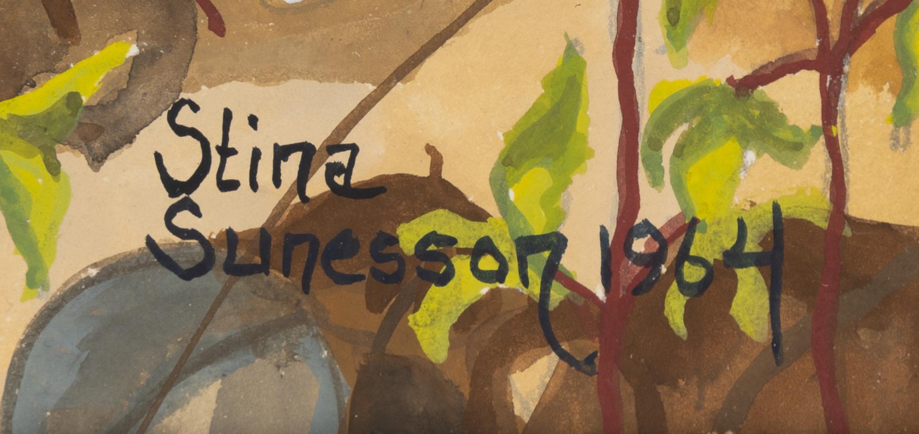 Stina Sunesson, "Vårblommor - Tällberg".