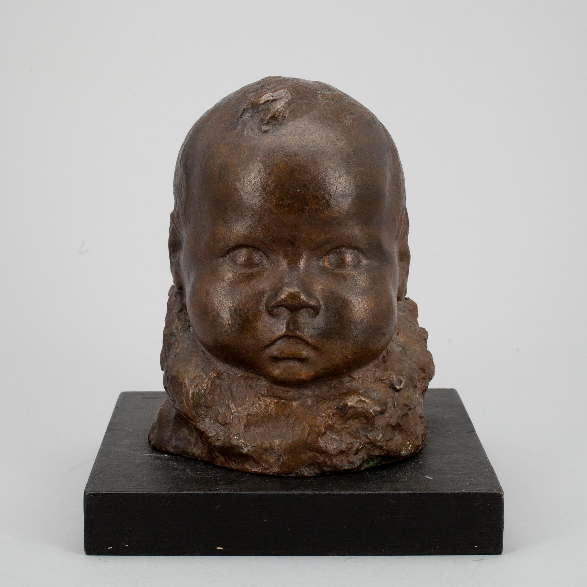 GUNNAR UOTILA, skulptur, brons, signerad samt daterad 1942.