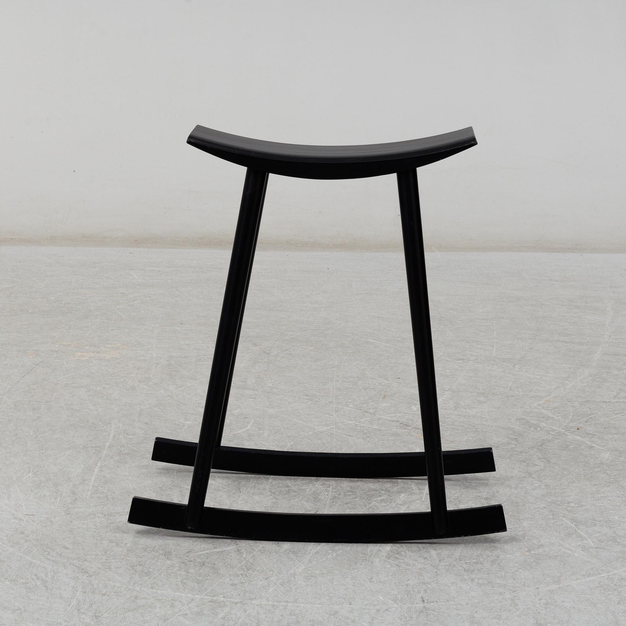 PER SUNDSTEDT, a wood rocking stool from Pyra.