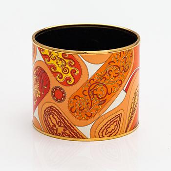 Hermès, Mega Wide Point D'Orgue Colorisé, rannekoru, metallia ja emalia. Merkitty Hermès Paris, Made in France +T.