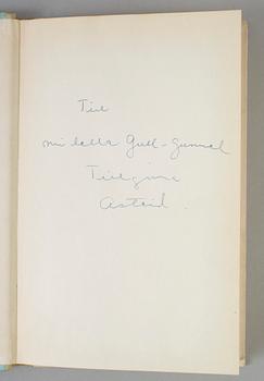 Two books by Astrid Lindgren with dedications from the author.