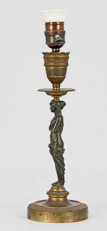 BORDSLAMPA, empirestil, sekelskiftet 1900.