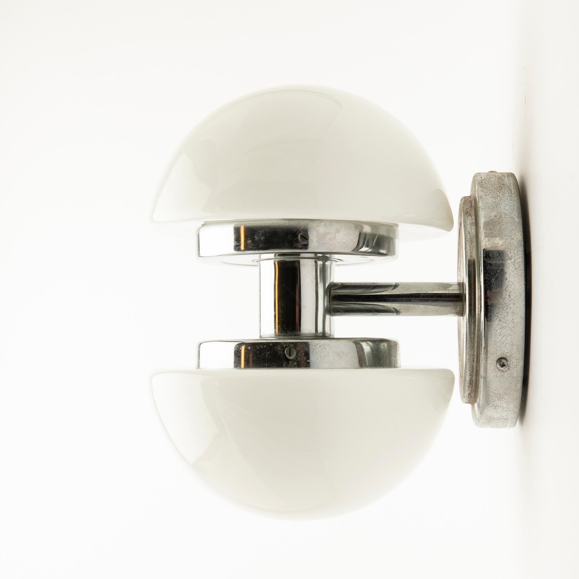 Klaus Michalik, Wall lamp, "Bau", Stockmann Orno, 1960s.