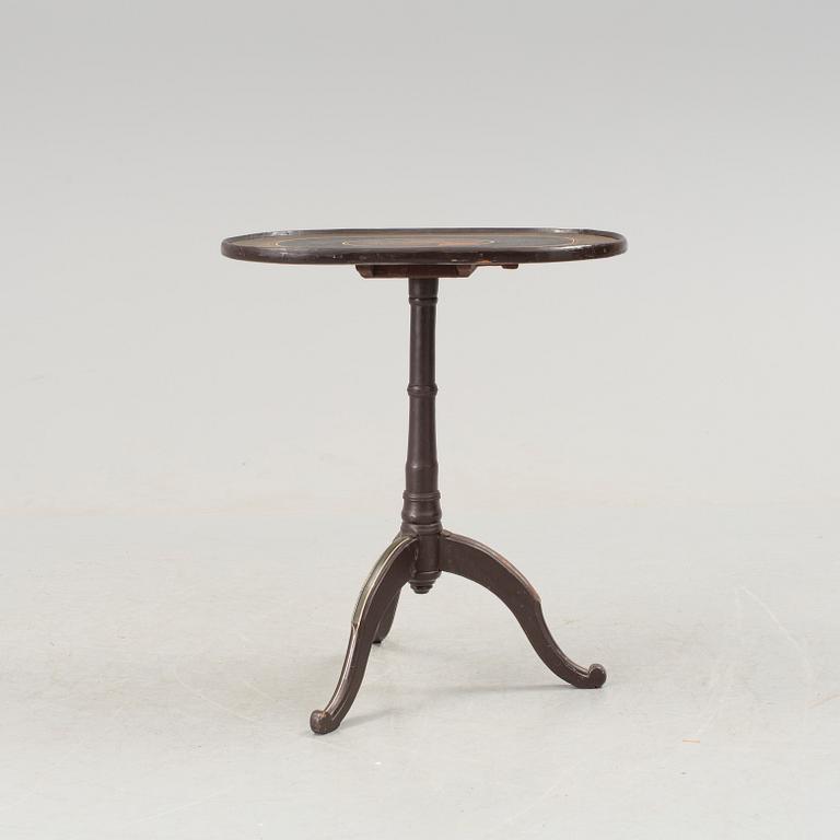 A 19th century foldable table.