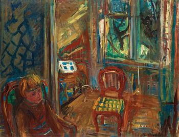 76. Eric Hallström, Portrait of child.