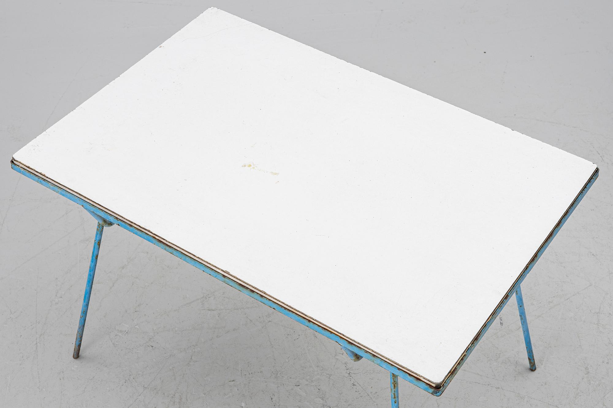 A set of garden furniture, model P-40 and P-50, Grythyttan, Sweden, late 1950's.