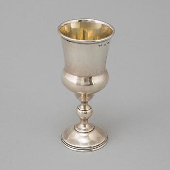 A silver cup, Russia around 1900.