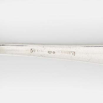 A swedish silver cutlery, model 'Chippendale', GAB, Eskilstuna and Stockholm, some 1962.