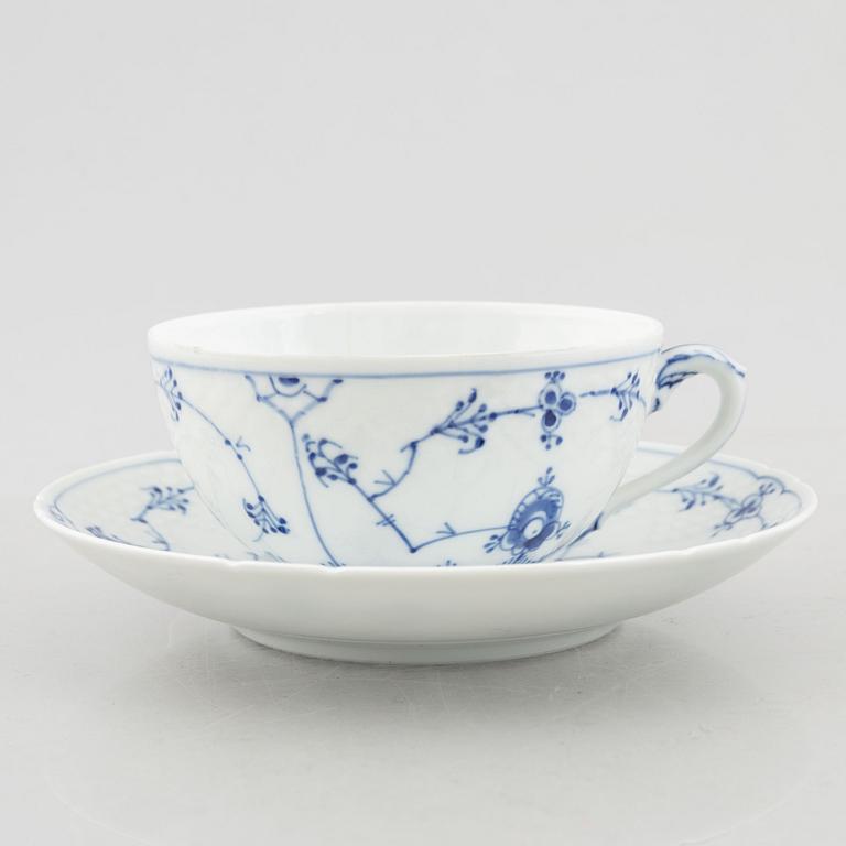 A 30-piece porcelain "Blue fluted" coffee service, Bing & Grøndahl, Denmark.