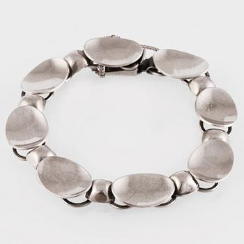ARMBAND, silver, Alton, Falköping, 1957. Vikt 22,0 gram.
