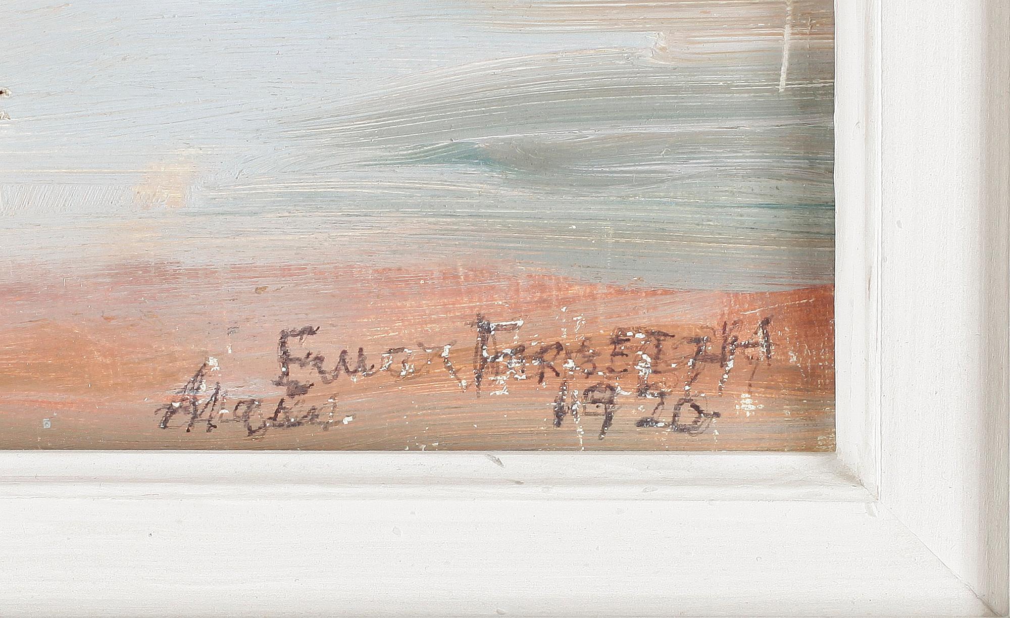 EINAR FORSETH, olja på duk, signerad och daterad 1920.