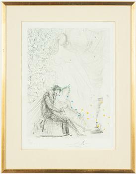 Salvador Dalí, "Le Coupleà la bougie" From "Les Amours de Cassandre".