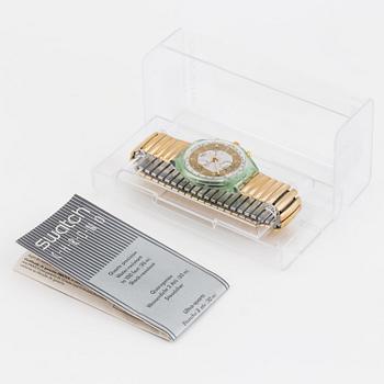 SWATCH, Chrono, Golden Globe, armbandsur, 37.3 mm.