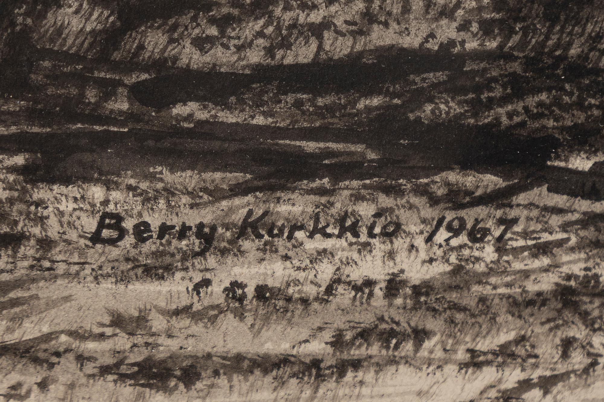 Berry Kurkkio, Reindeer by a mountain lake.