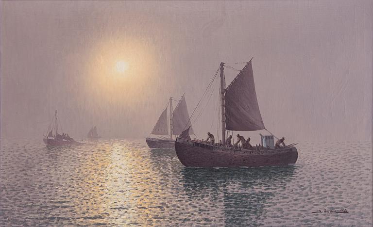 Johan Ossian-Andersson, Fiskebåtar.