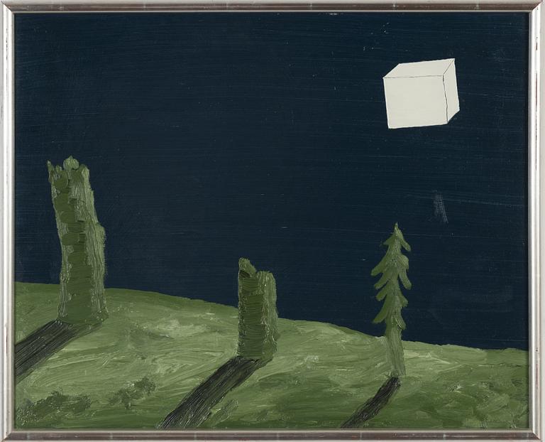 Åke Pallarp, oil on panel, signed.