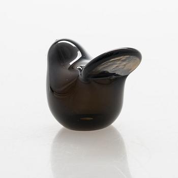 Oiva Toikka, glass bird signed O. Toikka Nuutajärvi Notsjö. 1972-78.