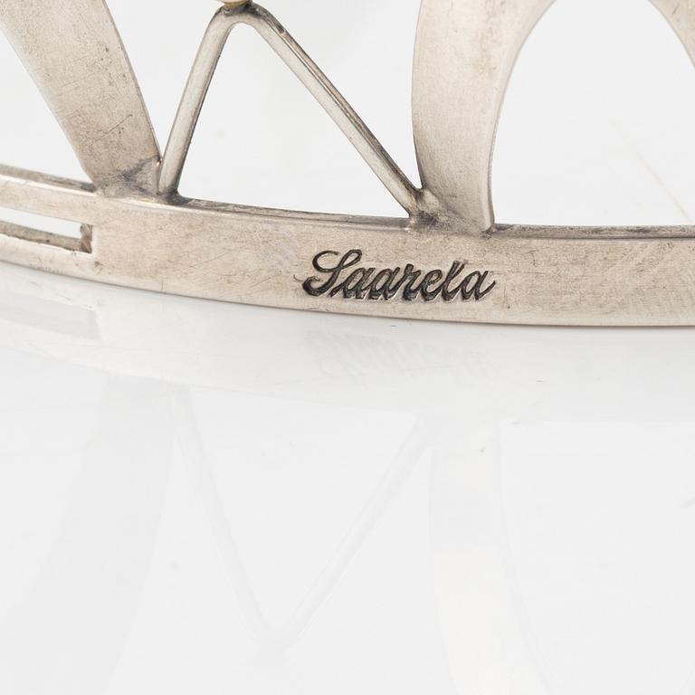 Arvo Saarela, a silver and pearl bridal crown, Enköping, Sweden 1963.