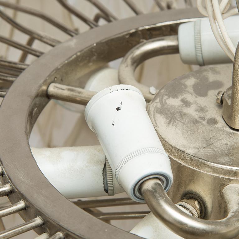 Carlo Scarpa, A1960s 'Polyhedra' chandelier for Venini Murano Italy.