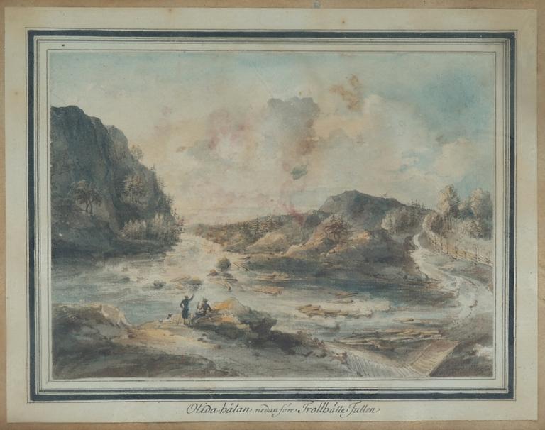 Johan Fredrik Martin, Ten scenes from the waterfalls at Trollhättan, Sweden.