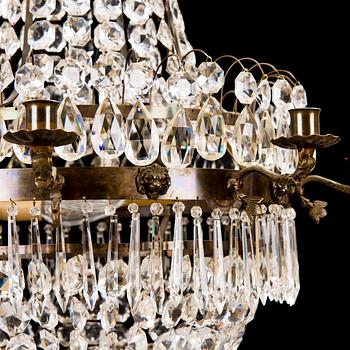 A 20th century chandelier.
