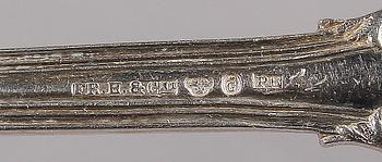 BESTICK, 24 st, silver, "Greque", Carl Andreas Kjernås, Göteborg, 1870-90-tal. Ca 1400 g.