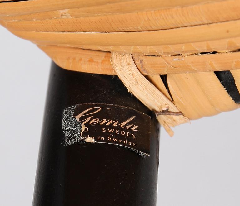 KARMSTOLAR, 3 st, Gemla, Diö, 1900-talets andra hälft.