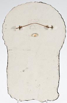 VÄGGPLAKETT, stengods, Lisa Larson, Gustavsberg.