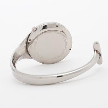 Georg Jensen - Vivianna. Steel. Quartz. Ø 32.6 mm.