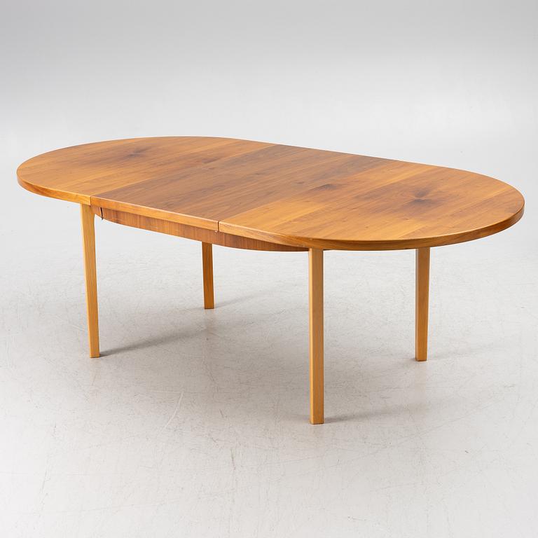 Dining table, walnut, 1960s.