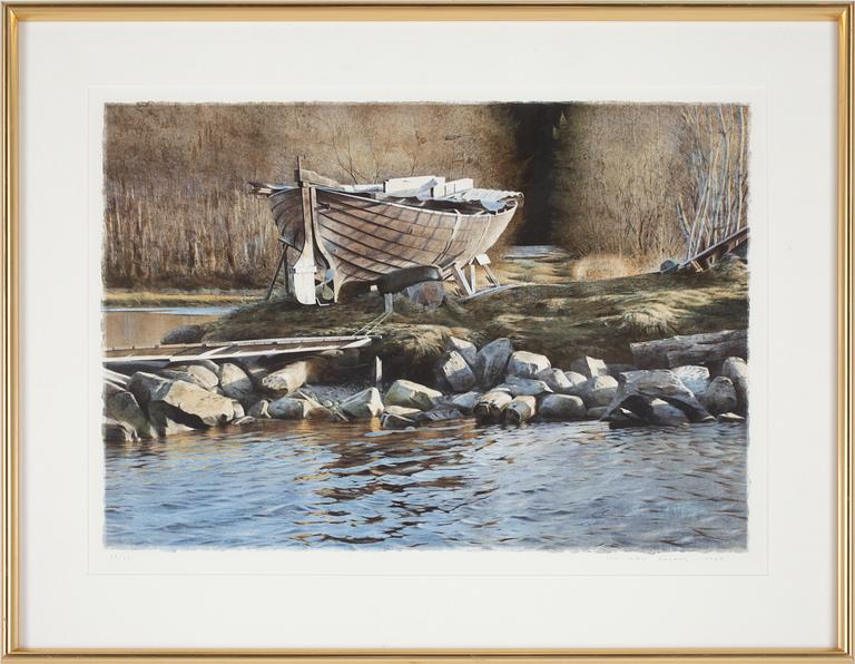 STANISLAW ZOLADZ, litografi, sign, numr o dat 22/290, 1995.