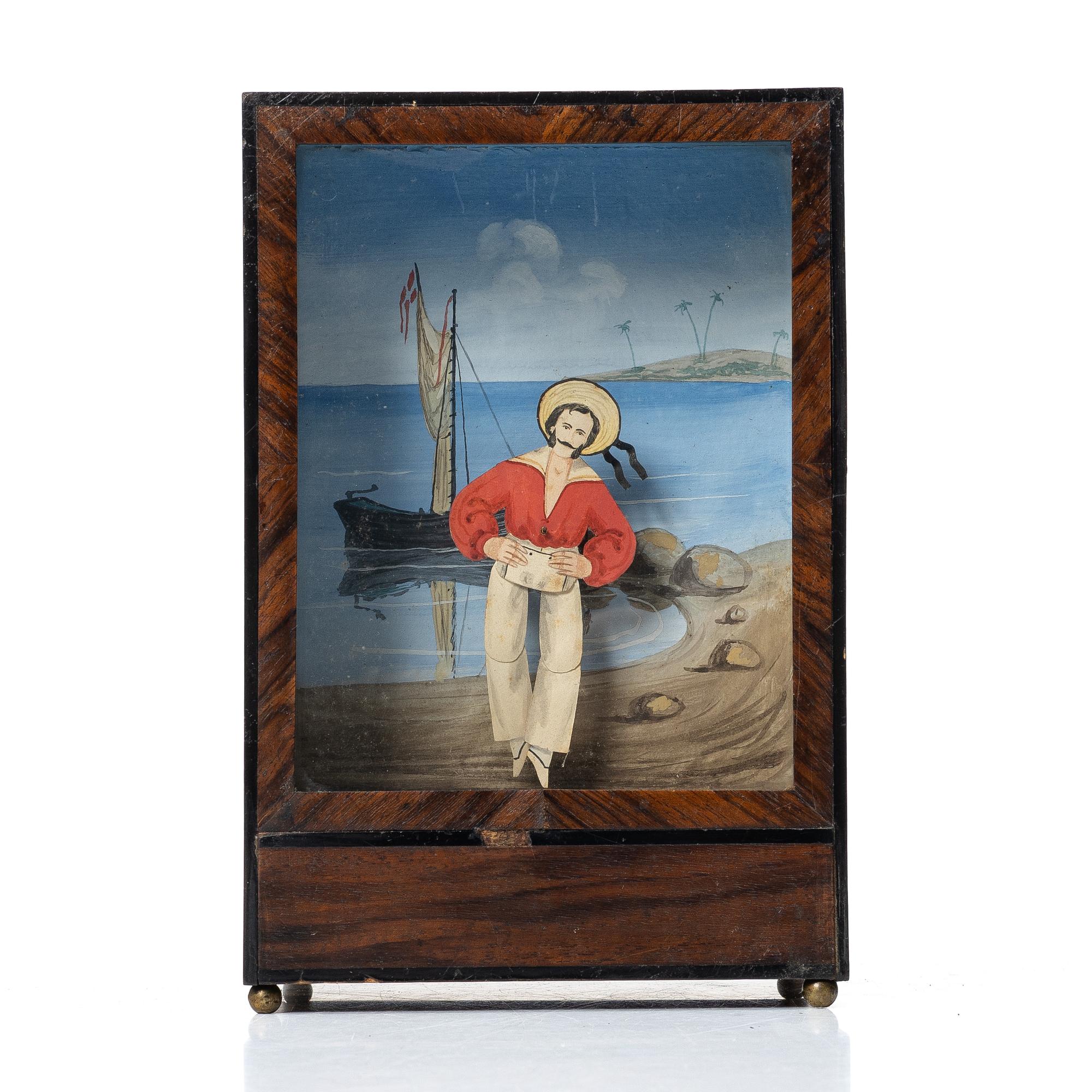 Diorama, “The Dancing Sailor”, circa 1900.