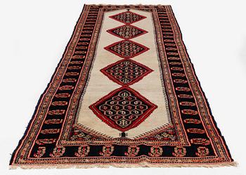 A semi-antique Northwest Persian (Iran) runner, c. 417 x 112 cm.