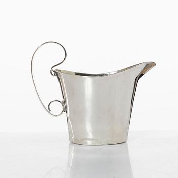 A Swedish silver creamer, marks of Andreas Isberg, Skänninge 1813.