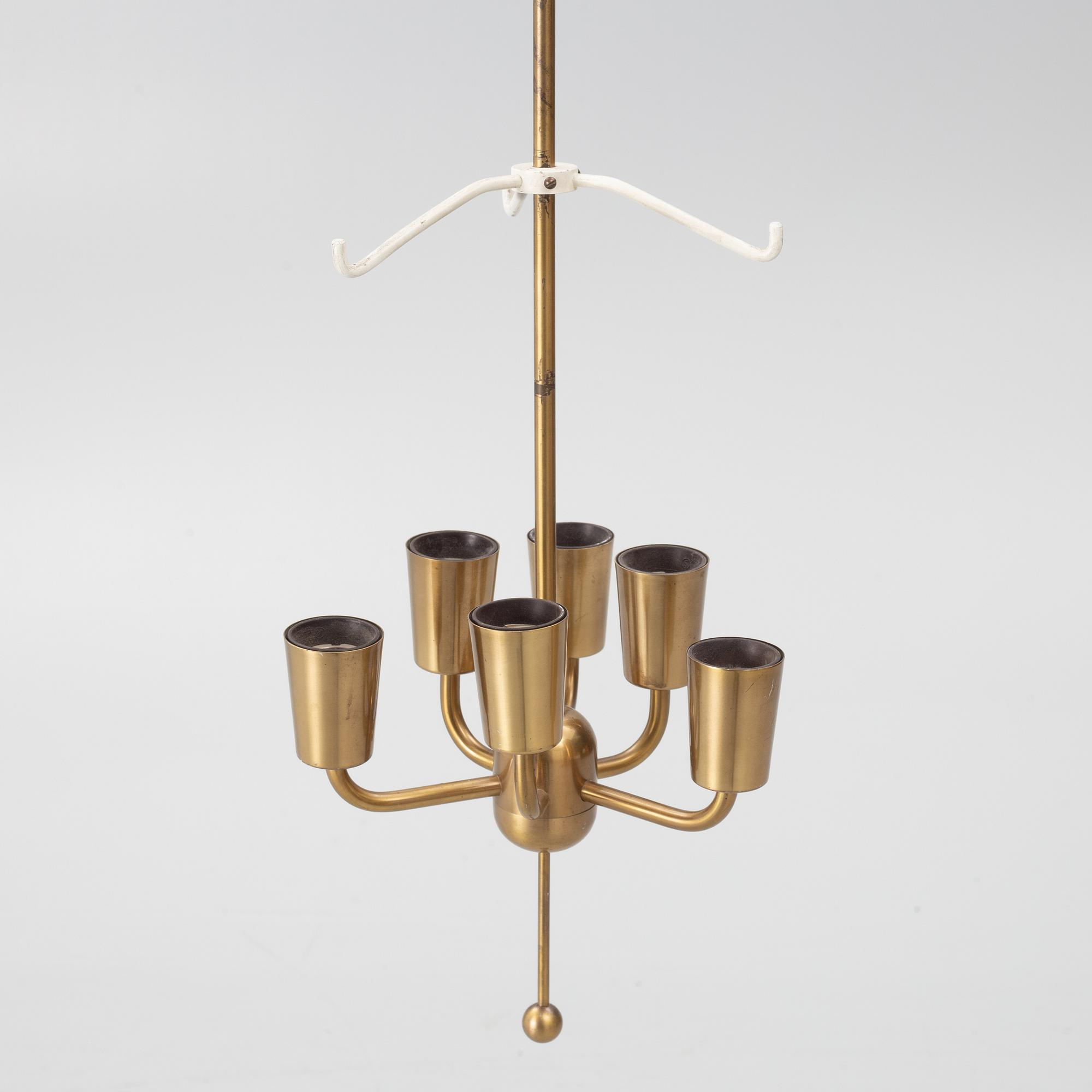 Hans-Agne Jakobsson, 'Carolin' ceiling lamp, T-549/6, Markaryd, 1960s/70s.