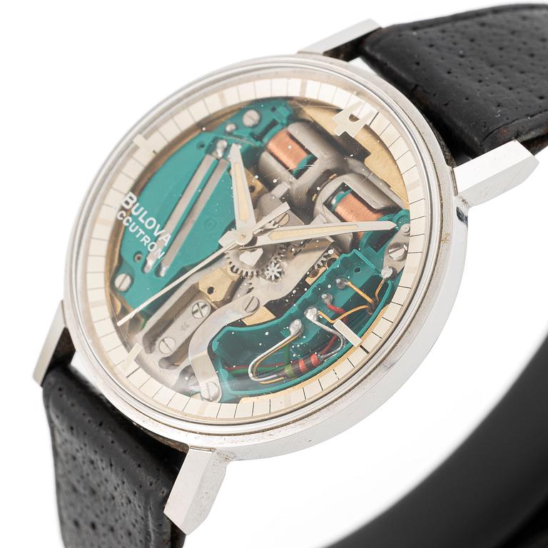 Bulova, Accutron, “Spaceview” wristwatch, 35 mm.