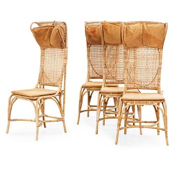 330. Josef Frank, a set of four rattan chairs, Svenskt Tenn.