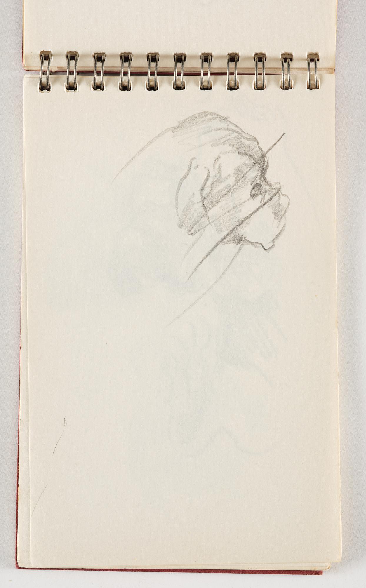 Lotte Laserstein, 10 små skissblock med teckningar.