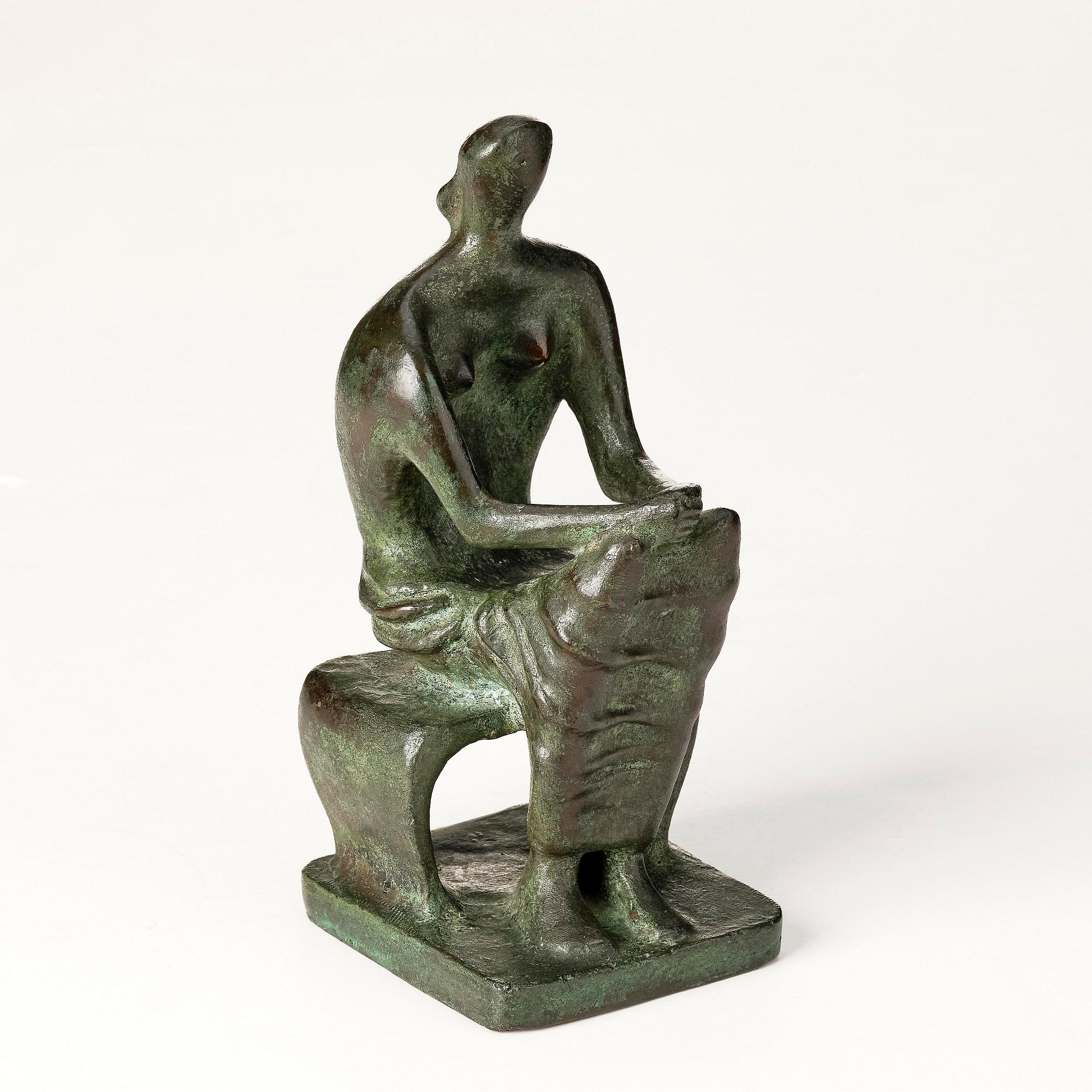 Henry Moore, "Seated figure".